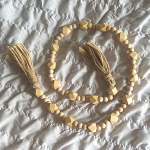 28" geometric bead garland